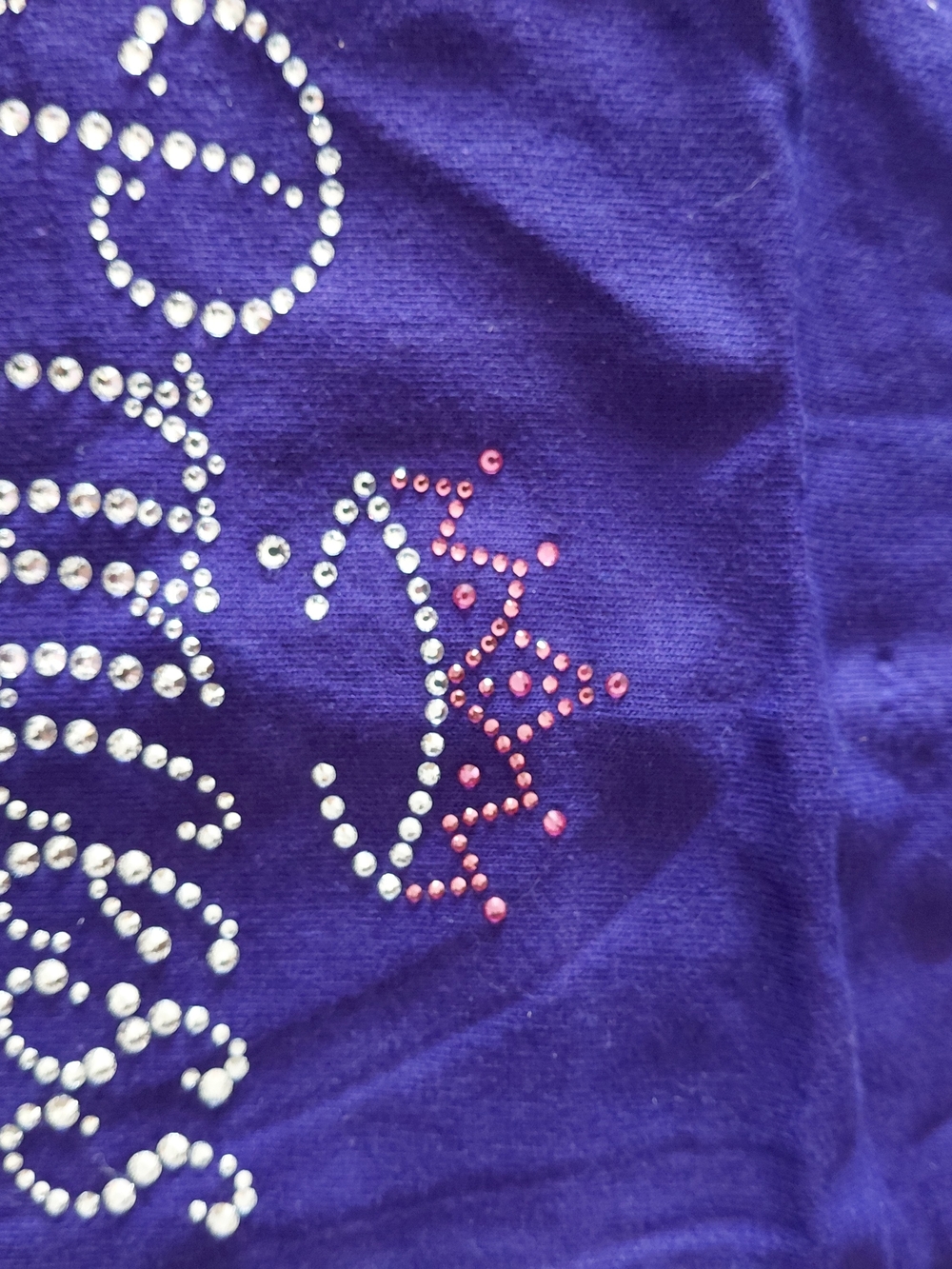 Kids Purple Rhinestone Tee - Brand:
